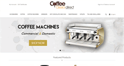 Desktop Screenshot of coffeeclassicsdirect.co.uk